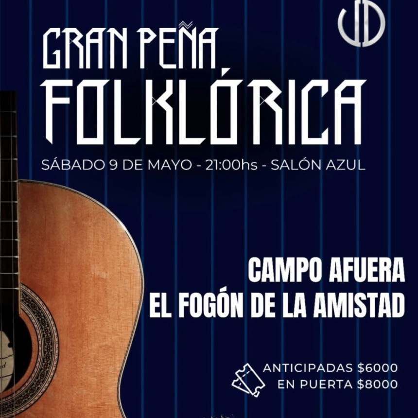 Gran Pe&ntilde;a Folkl&oacute;rica en el Club Uni&oacute;n Deportiva