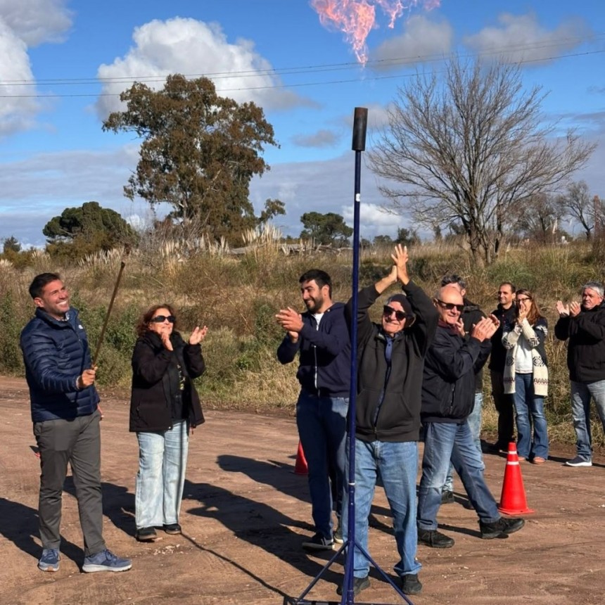 Se inaugur&oacute; una nueva etapa de extensi&oacute;n de la red gas domiciliaria